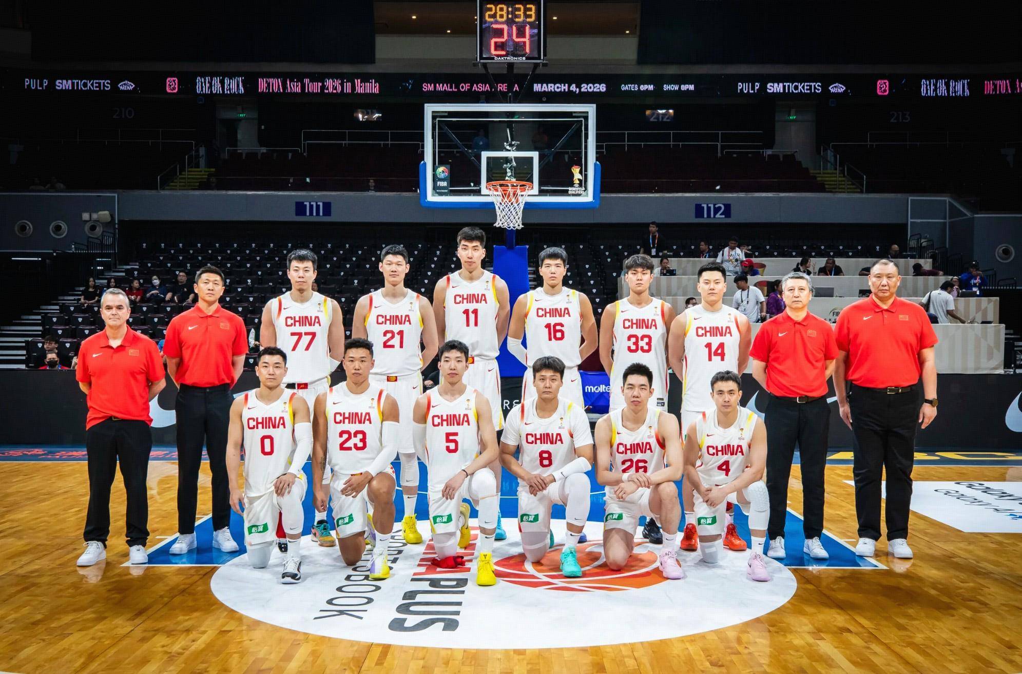 九游-中国男篮vs中国台北首发:赵睿、贺希宁、朱俊龙、王浩然、胡金秋